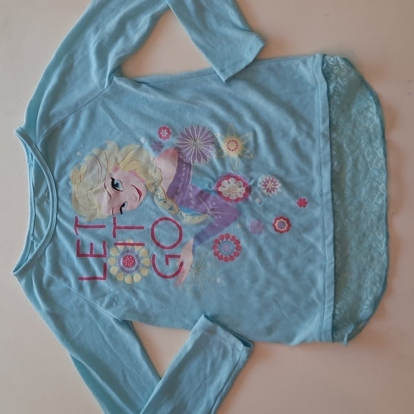 Disney Frozen long sleeve large Elsa Let it Go top - Picture 1 of 8